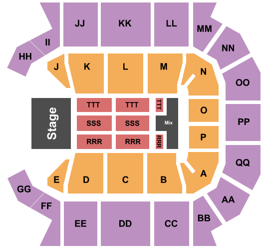 Great Southern Bank Arena Trans-Siberian Orchestra Seating Chart